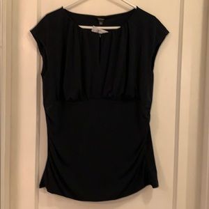 navy Blue Ann Taylor Top
